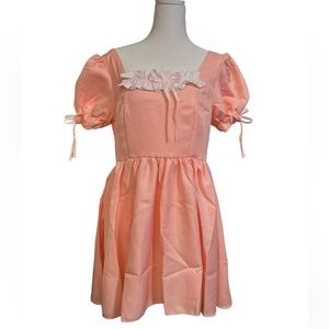 Pink Babydoll Lolita Barbie Mini Dress